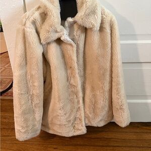 J. Jill Tan Teddy Jacket